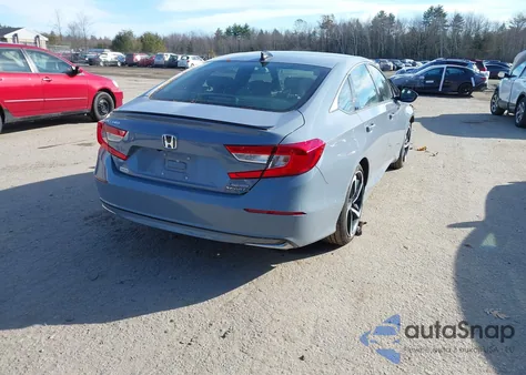 2022 Honda Accord Hybrid Sport из США, поврежденный, VIN 1HGCV3F25NA006050